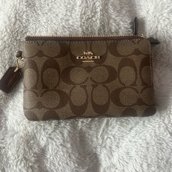 Coach Handbags - Coach Brown Wristlet